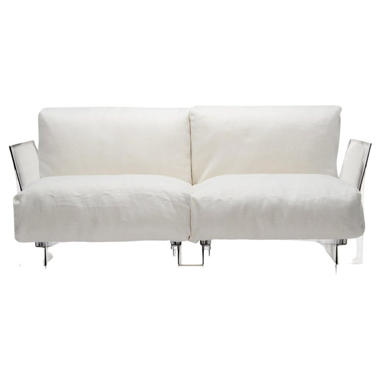 Kartell Pop Outdoor Sofa in Sunbrella White by Piero Lissoni For Sale at  1stDibs