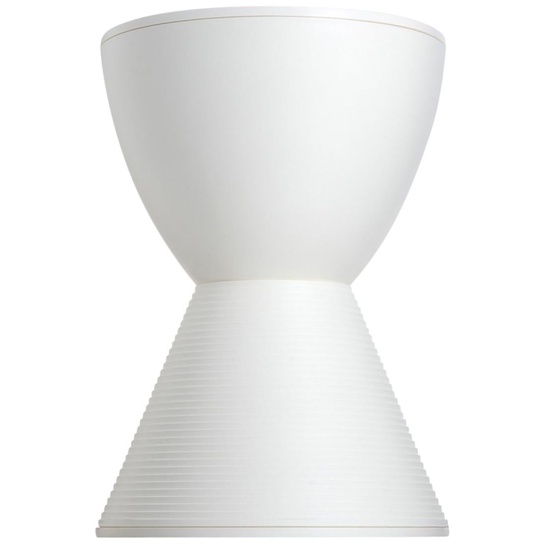 Kartell Prince Aha Stool in Wax White by Philippe Starck For Sale
