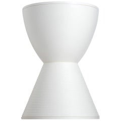 Kartell Prince Aha Stool in Wax White by Philippe Starck