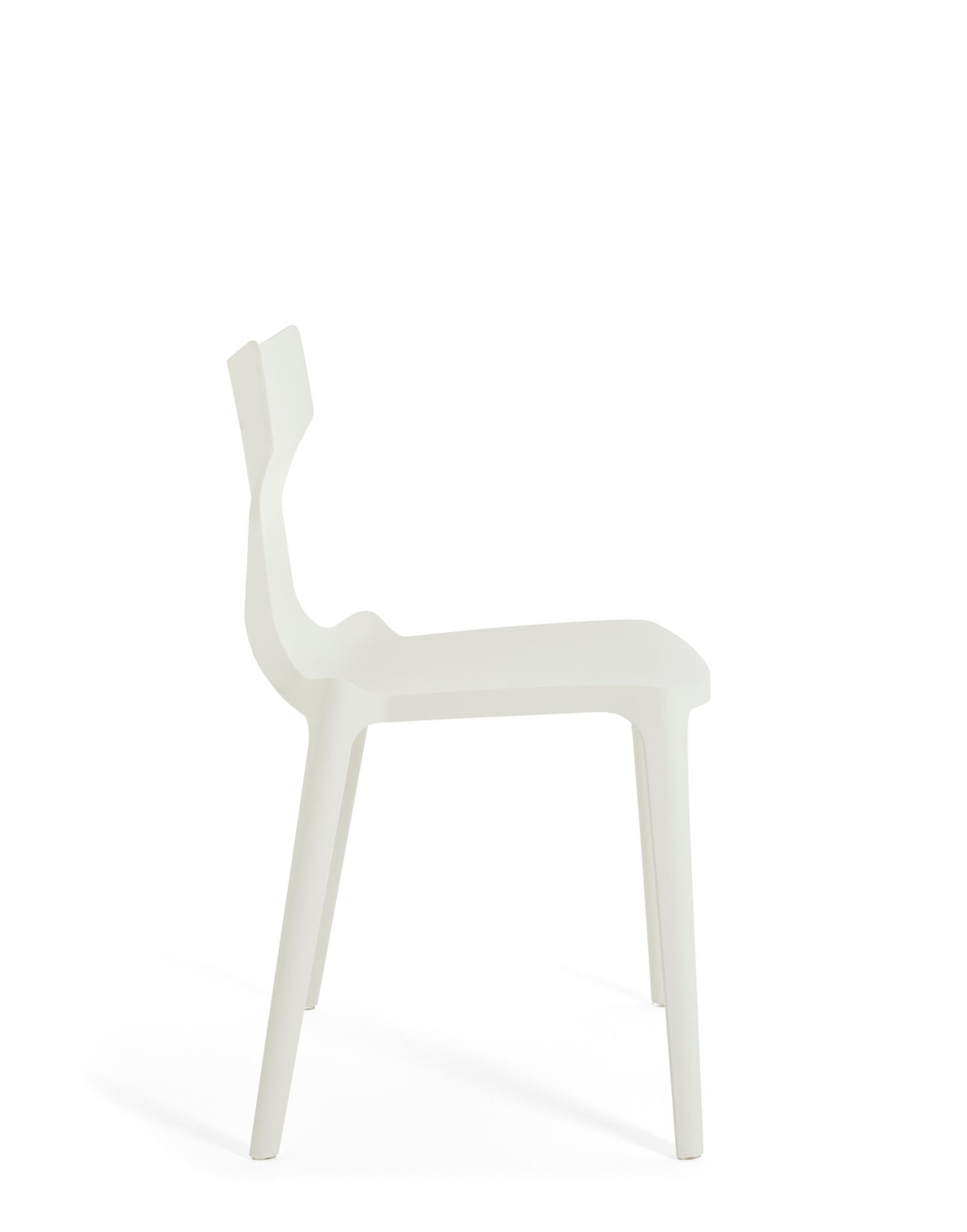 Italian Set of 2 Kartell Re-Chair  in Blanco by Antonio Citterio For Sale