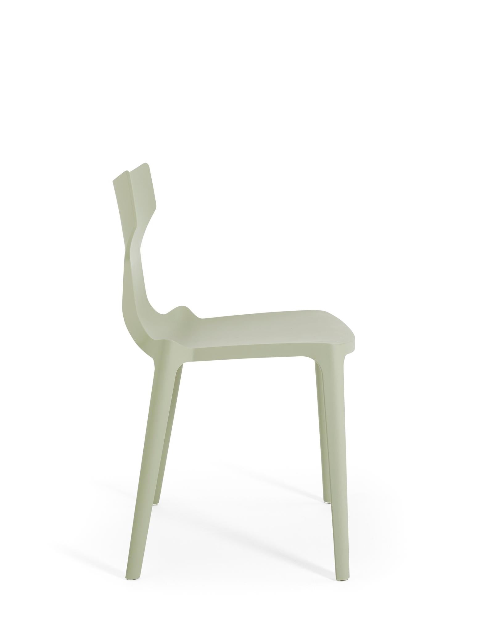 Italian Set of 2 of Kartell Re-Chair in Verde by Antonio Citterio For Sale