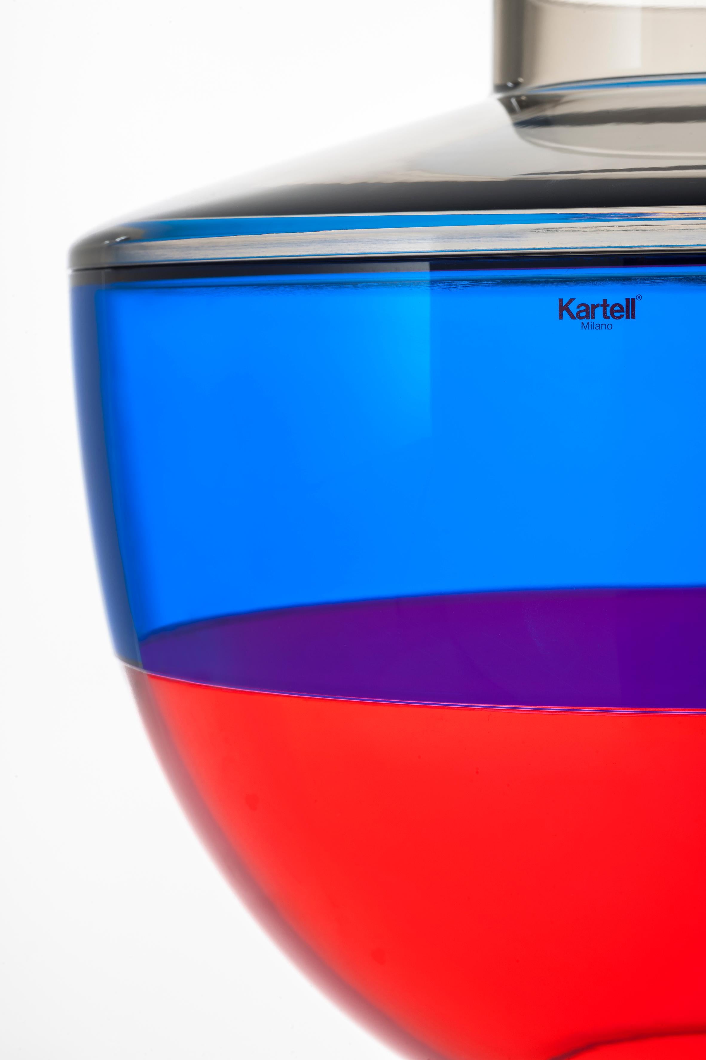 Contemporary Kartell Shibuya Smoky Petroleum by Christophe Pillet For Sale