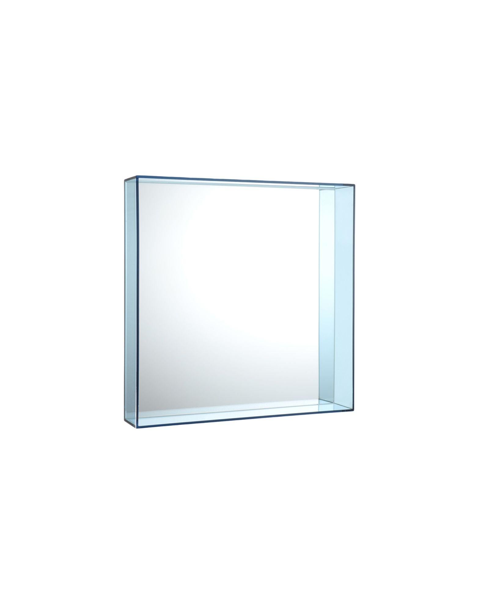 Modern Kartell Short Only Me Mirror in Light Blue by Philippe Starck For Sale