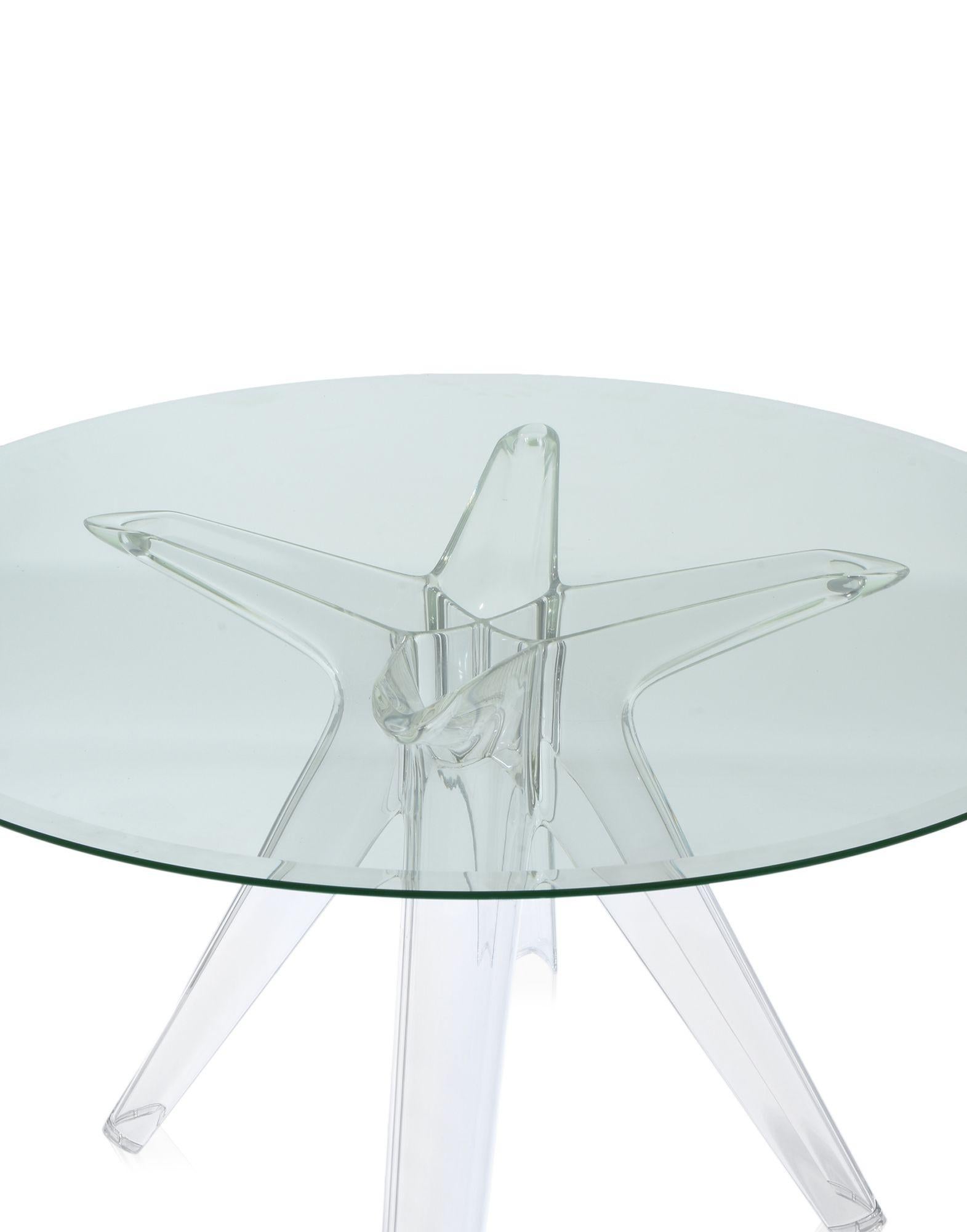 Moderne Table basse ronde Sir Gio avec plateau vert de Philippe Starck pour Kartell en vente