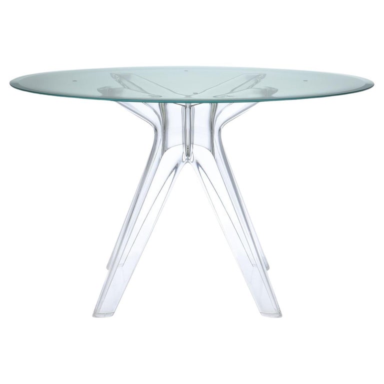 Kartell Sir Gio Round Coffee Table with Pink Top by Philippe Starck For  Sale at 1stDibs