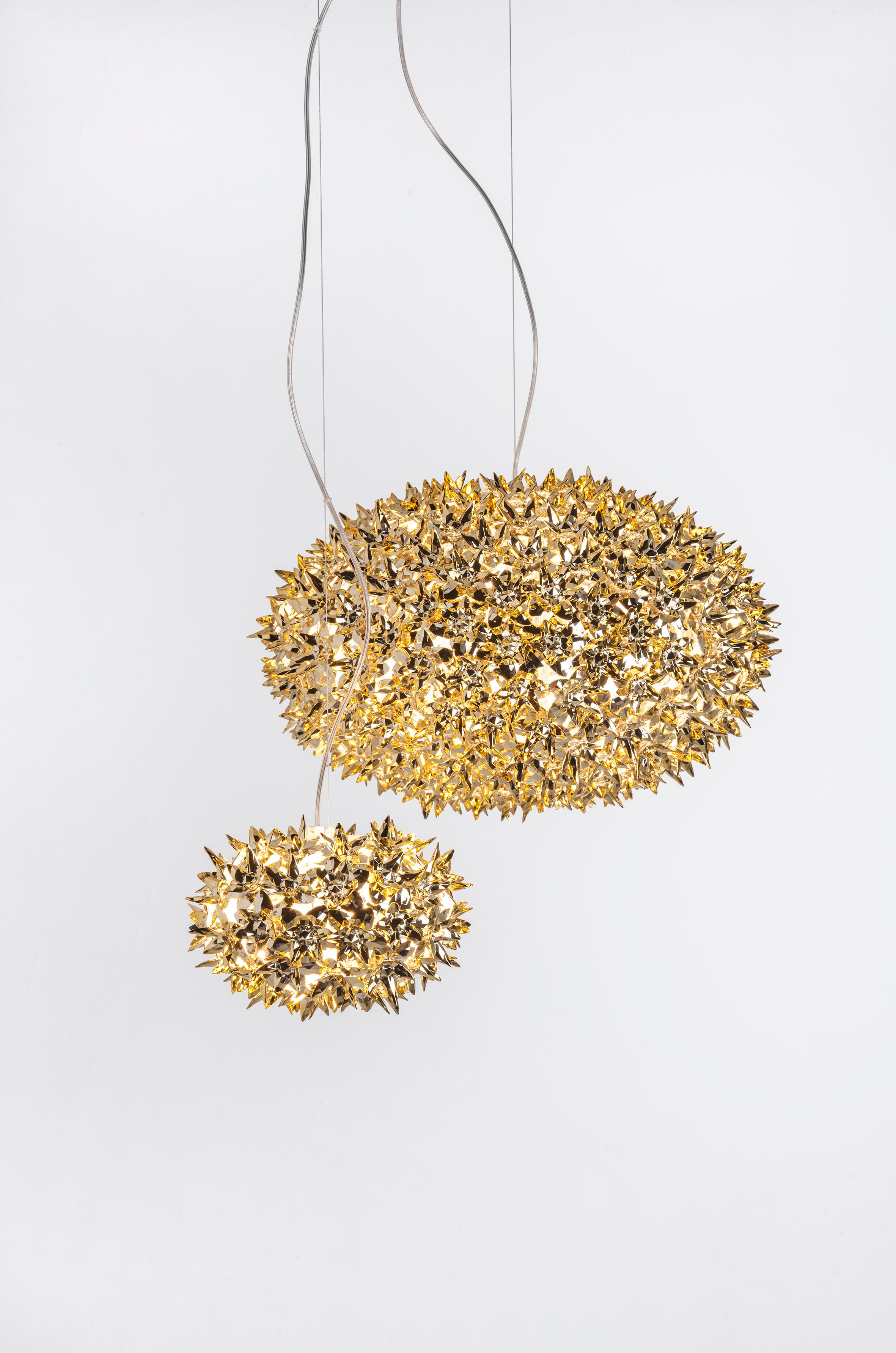 Kartell Piccola lampada a sospensione Bloom in cristallo di Ferruccio Laviani 2