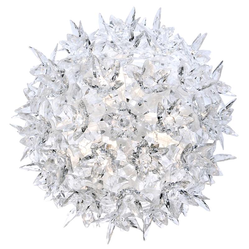Kartell Small Bloom Wall Sconce in Crystal by Ferruccio Laviani For Sale