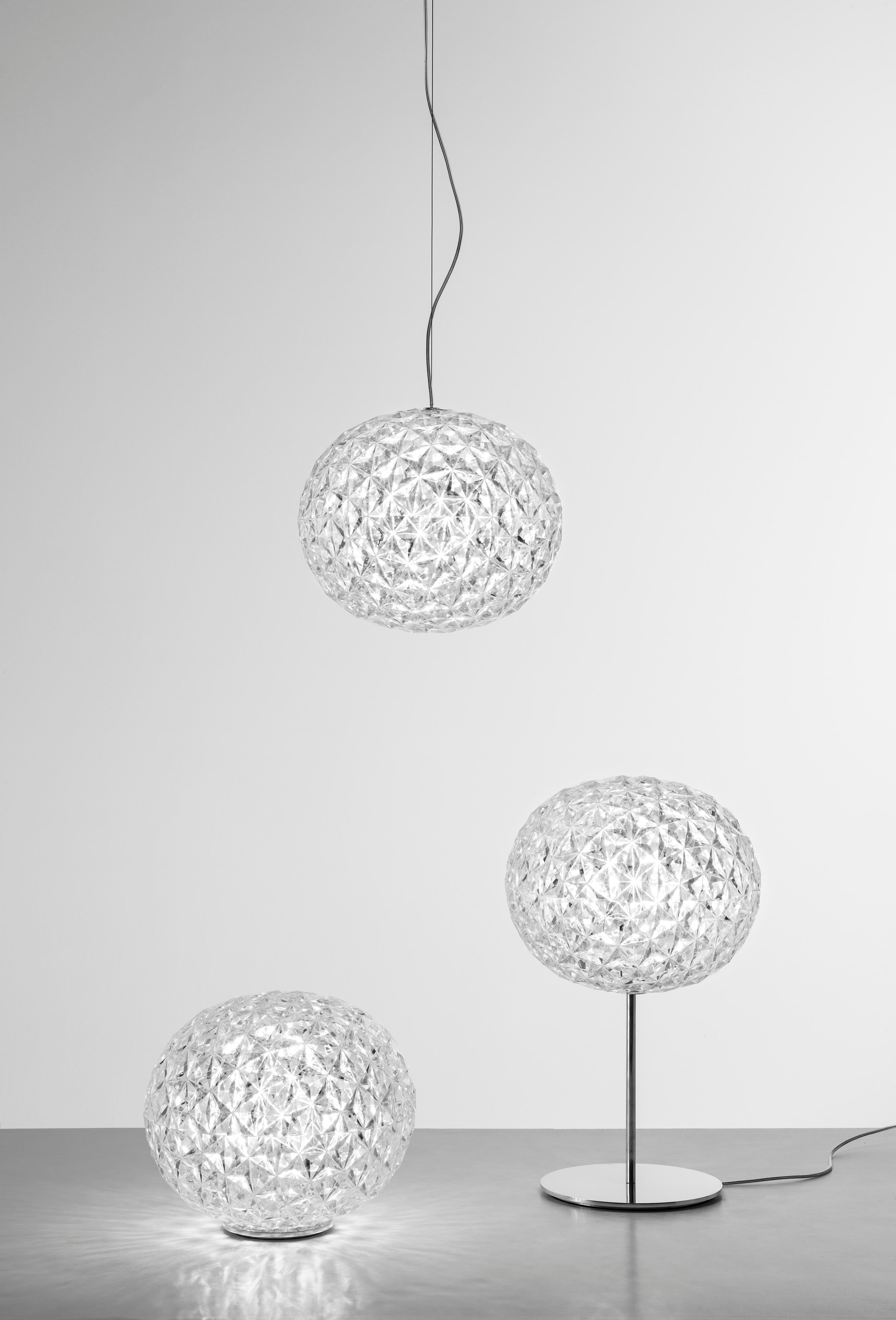 Modern Kartell Small Planet Table Lamp in Crystal by Tokujin Yoshioka For Sale