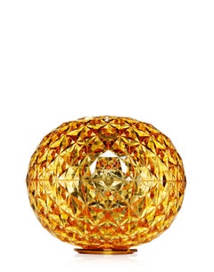 Kartell Small Planet Table Lamp in Yellow by Tokujin Yoshioka