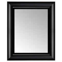 Espejo pequeño rectangular Francois Ghost de Kartell en negro by Philippe Starck