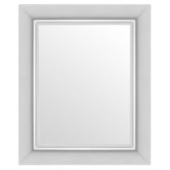 Petit miroir rectangulaire en chrome Kartell « Francois Ghost » de Philippe Starck