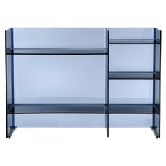 Estantería modular Kartell Sound Rack Azul de Ludovica y Roberto Palomba