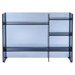 Kartell Sound Rack Modulares Bücherregal in Blau von Ludovica und Roberto Palomba