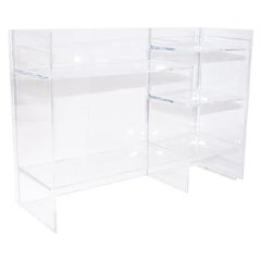 Kartell Sound Rack Modular Bookcase in Crystal by Ludovica and Roberto Palomba