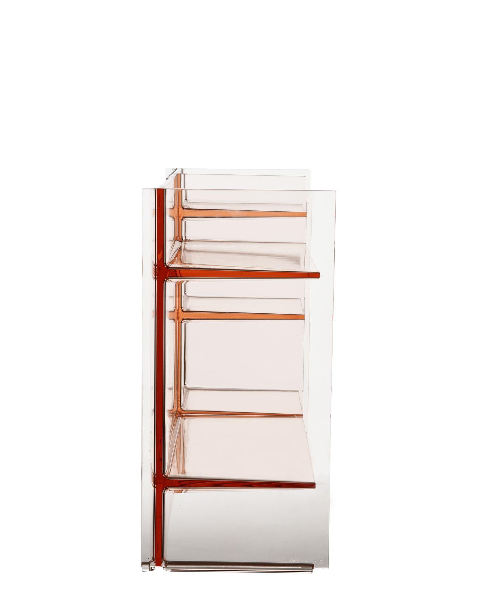 Modern Kartell Sound Rack Modular Bookcase in Nude by Ludovica and Roberto Palomba For Sale