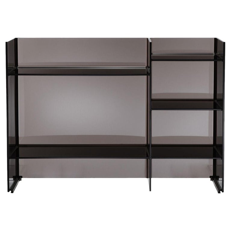 Kartell Sound Rack Modular Bookcase in Smoke by Ludovica and Roberto  Palomba For Sale at 1stDibs