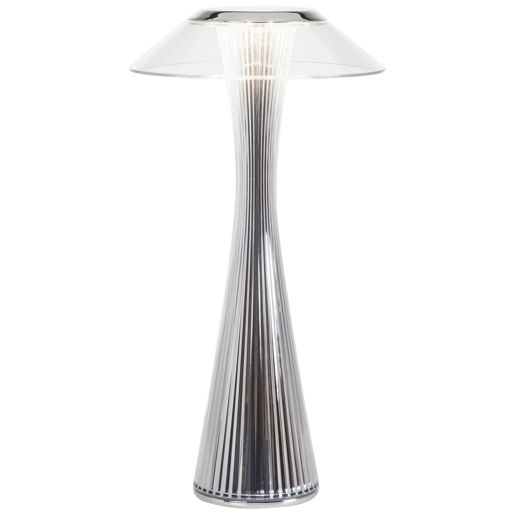 Kartell Space Lamp in Chrome by Adam Tihany