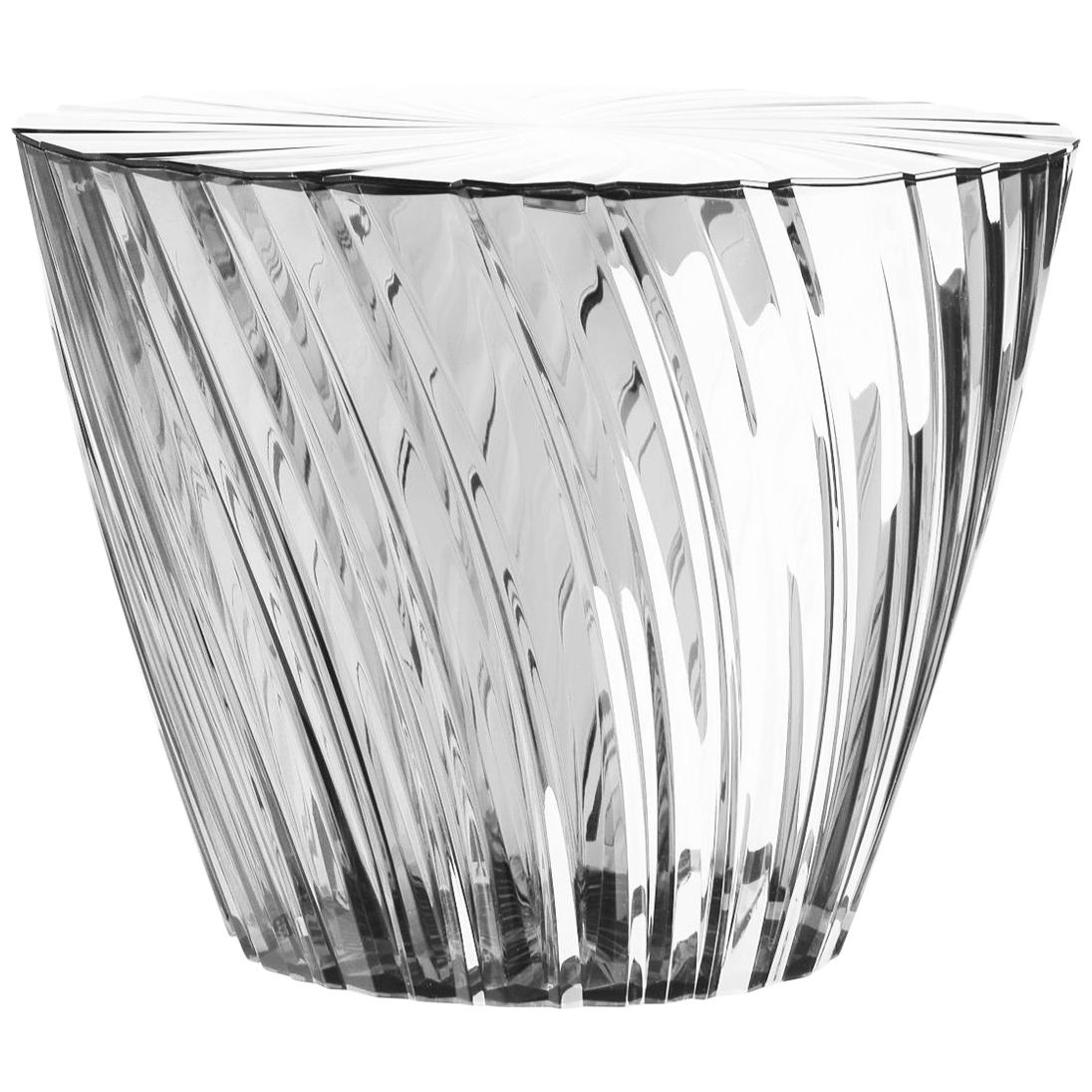 Kartell Sparkle Round Table-Stool in Crystal by Tokujin Yoshioka