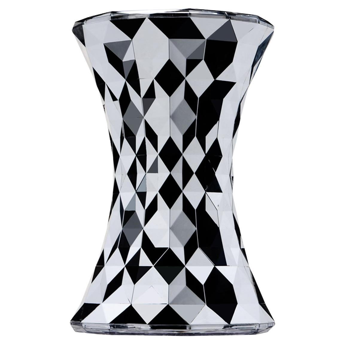 Kartell Steinhocker aus Metallic-Chrom von Marcel Wanders im Angebot