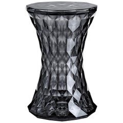 Kartell Stone Stool in Smoke by Marcel Wanders