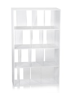 Libreria modulare Kartell Sundial in cristallo e bianco di Nendo