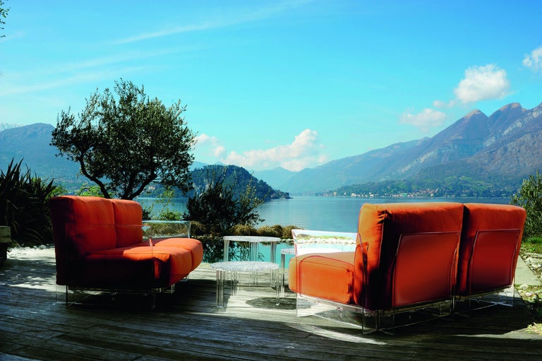 Kartell TTable by Patricia Urquiola in Crystal For Sale at 1stDibs