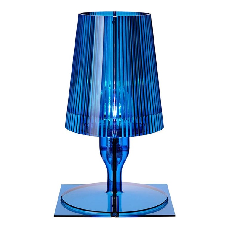 Kartell Take Lamp in Blue by Ferruccio Laviani For Sale at 1stDibs