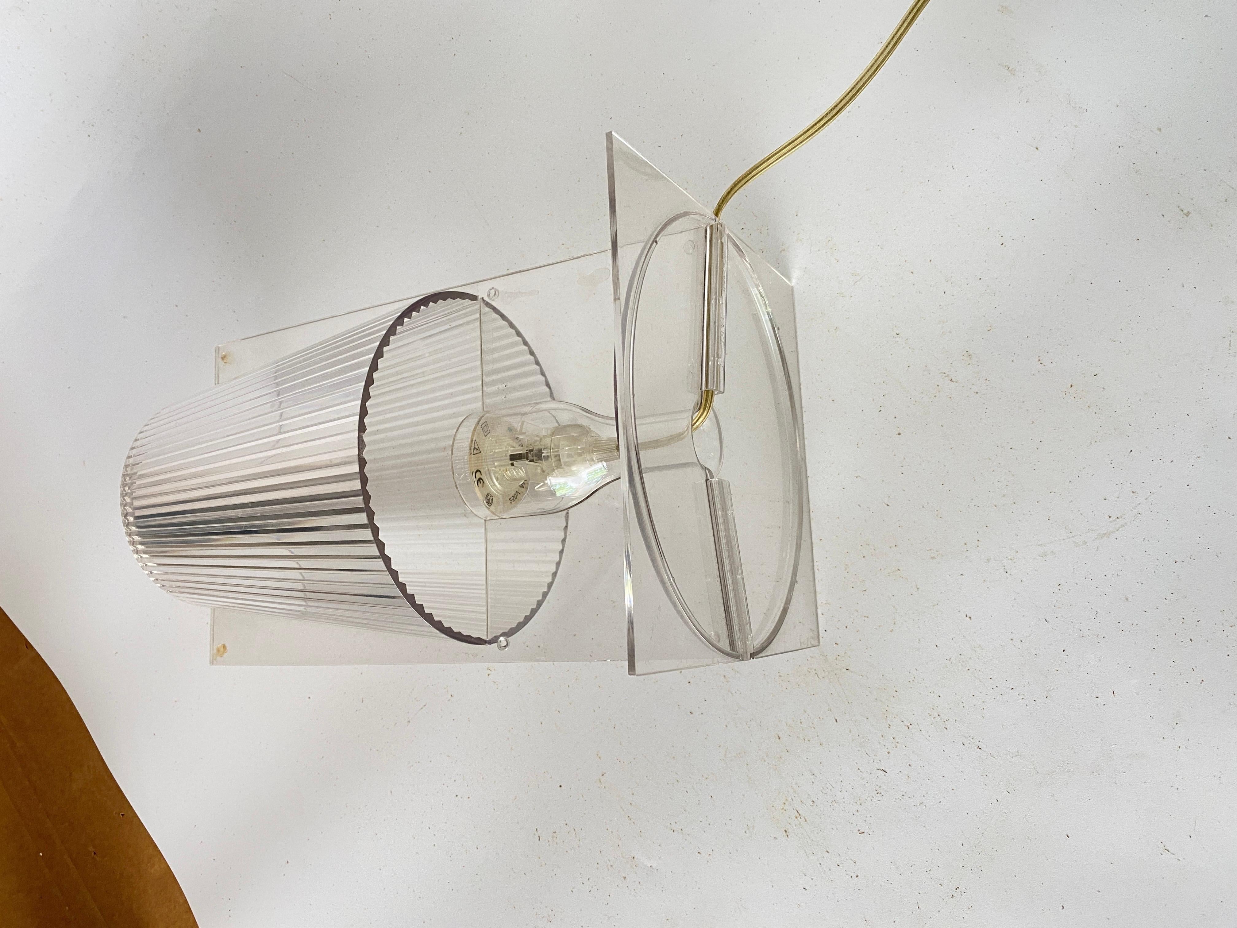 Space Age  Kartell Take Lamp in Crystal by Ferruccio Laviani, Italian 21 Century For Sale