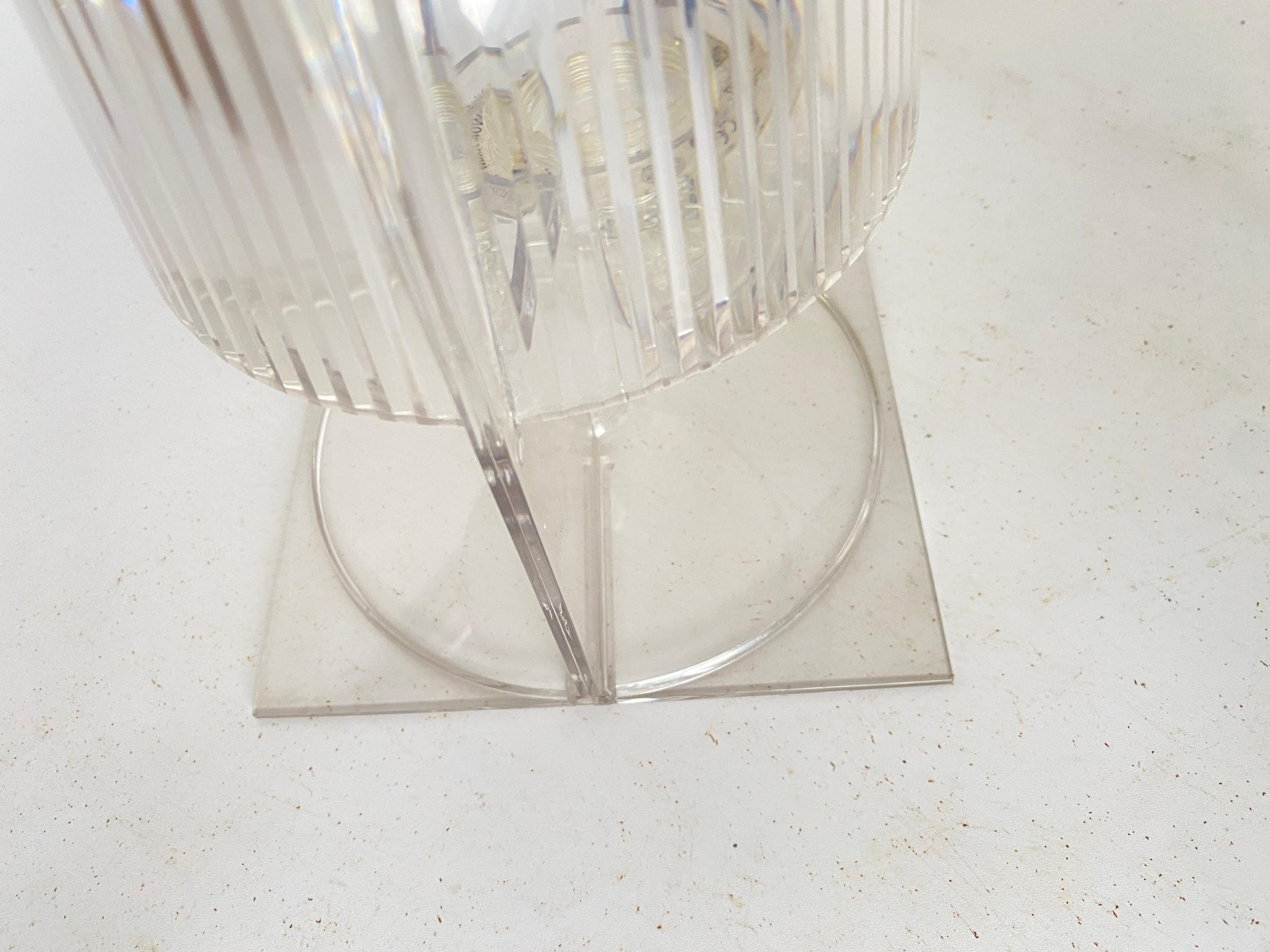  Kartell Take Lamp in Crystal by Ferruccio Laviani, Italian 21 Century In Good Condition For Sale In Auribeau sur Siagne, FR