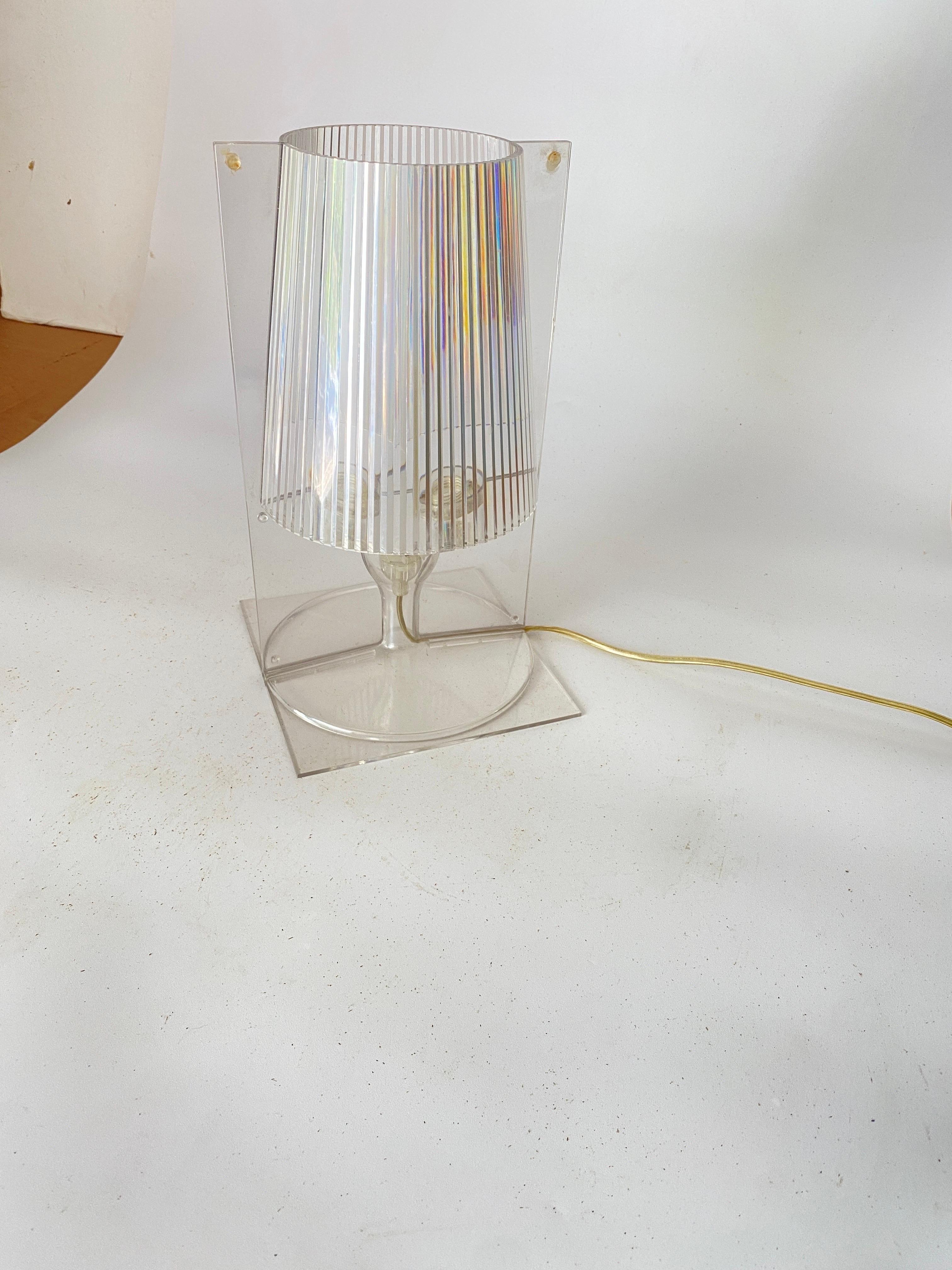 Plastic  Kartell Take Lamp in Crystal by Ferruccio Laviani, Italian 21 Century For Sale