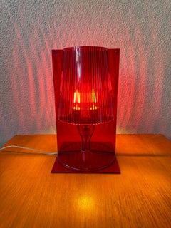 Kartell Take Table Lamp Ferruccio Laviani Red Transparent Polycarbonate 2003