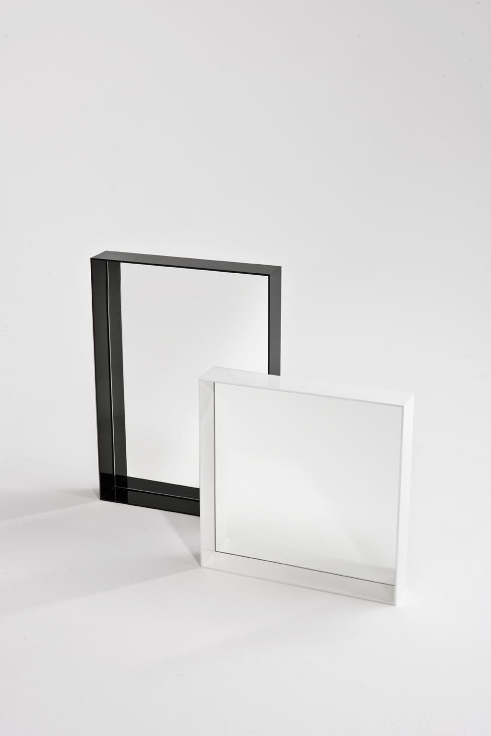 Kartell Tall Only Me Mirror in Black by Philippe Starck In New Condition For Sale In Brooklyn, NY