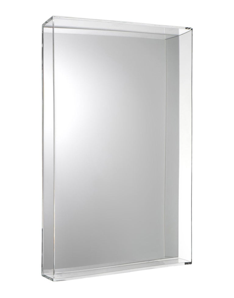 Kartell Tall Only Me Mirror in Chrystal by Philippe Starck For Sale at