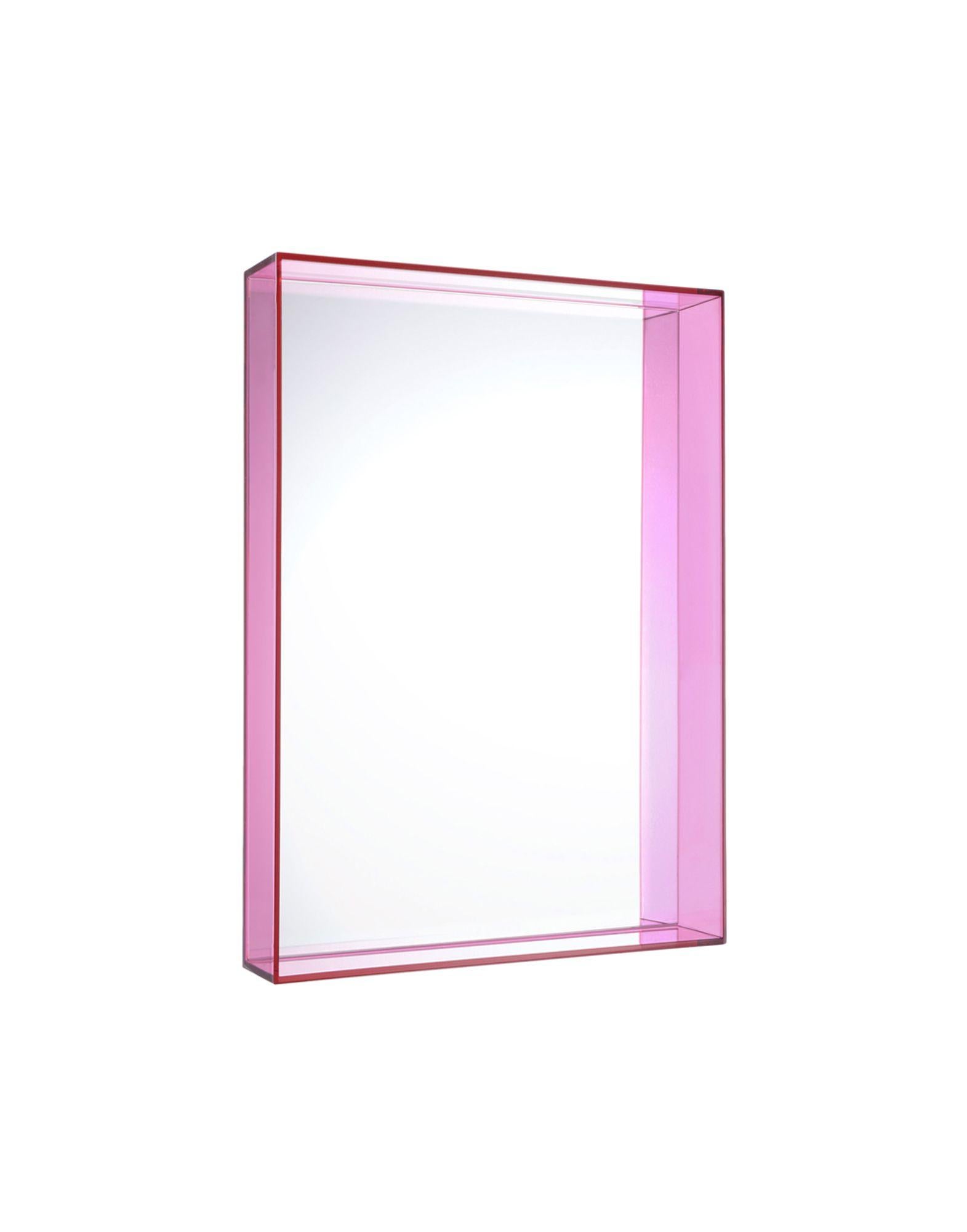 Modern Kartell Tall Only Me Mirror in Fuchsia by Philippe Starck