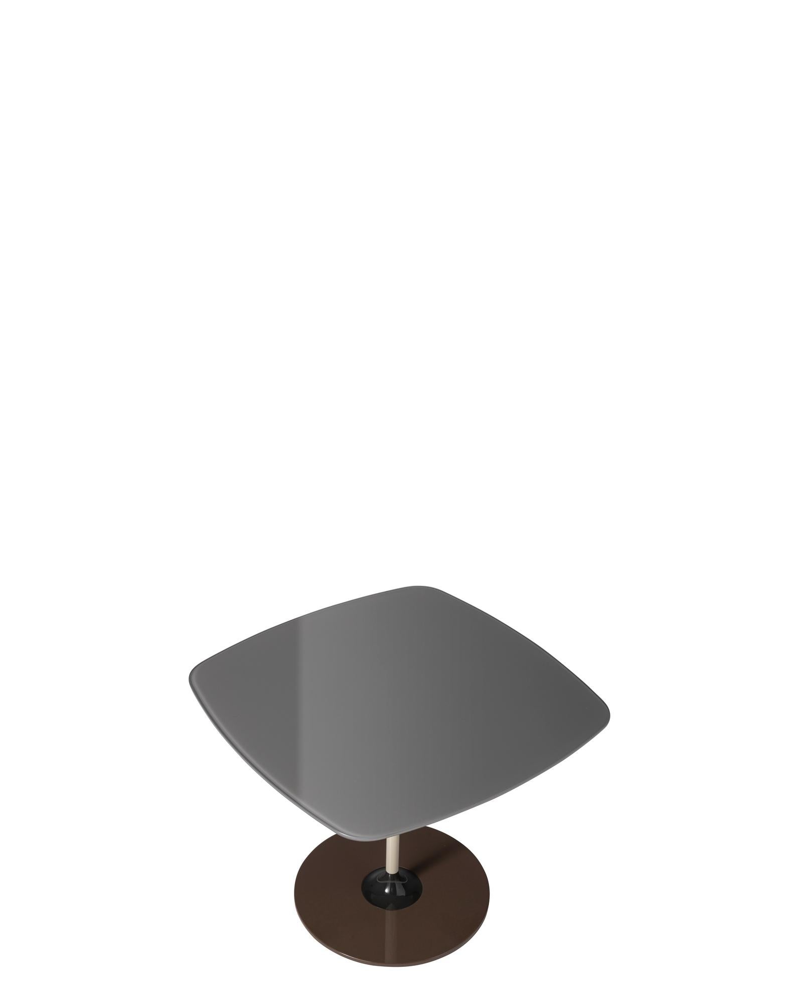 Kartell Thierry-Tisch von Piero Lissoni in Grau (Moderne) im Angebot