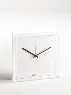 Kartell Tic & Tac Clock in White by Philippe Starck & Eugeni Quitllet