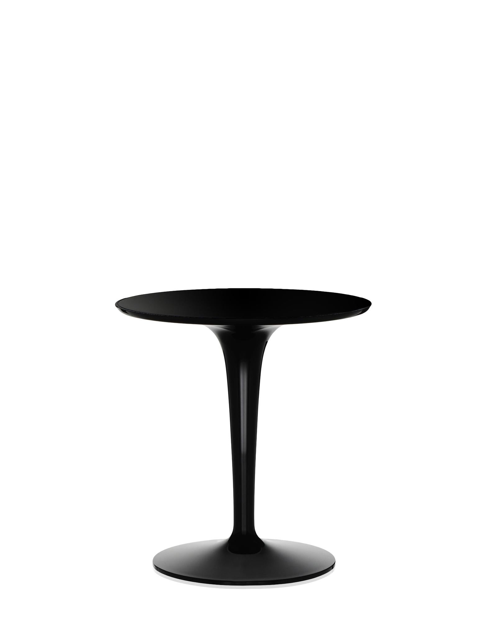 Kartell Bartisch mit Tip-Top in glänzendem Schwarz von Philippe Starck & Eugeni Quitllet (Moderne) im Angebot