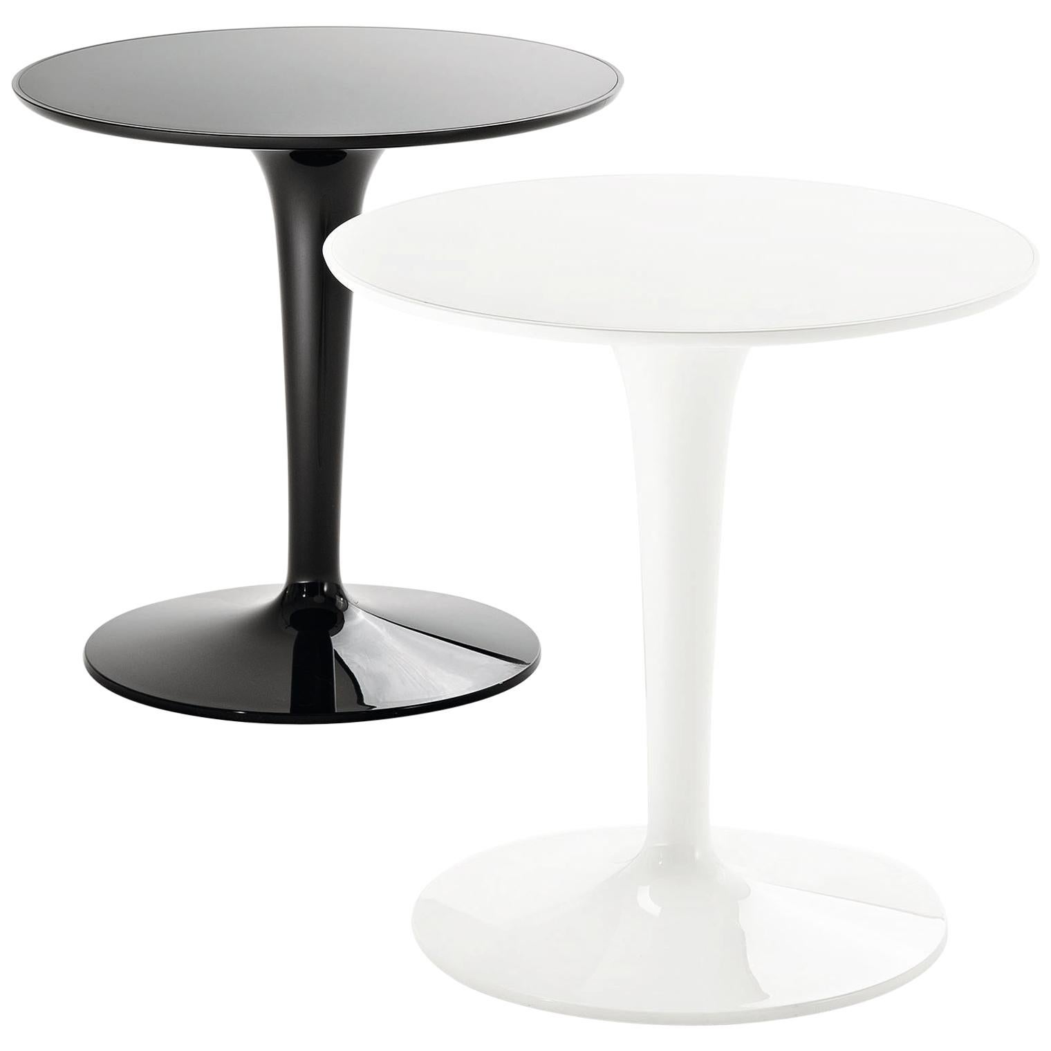 Italian Kartell Tip Top Bar Table in Glossy Black by Philippe Starck & Eugeni Quitllet For Sale