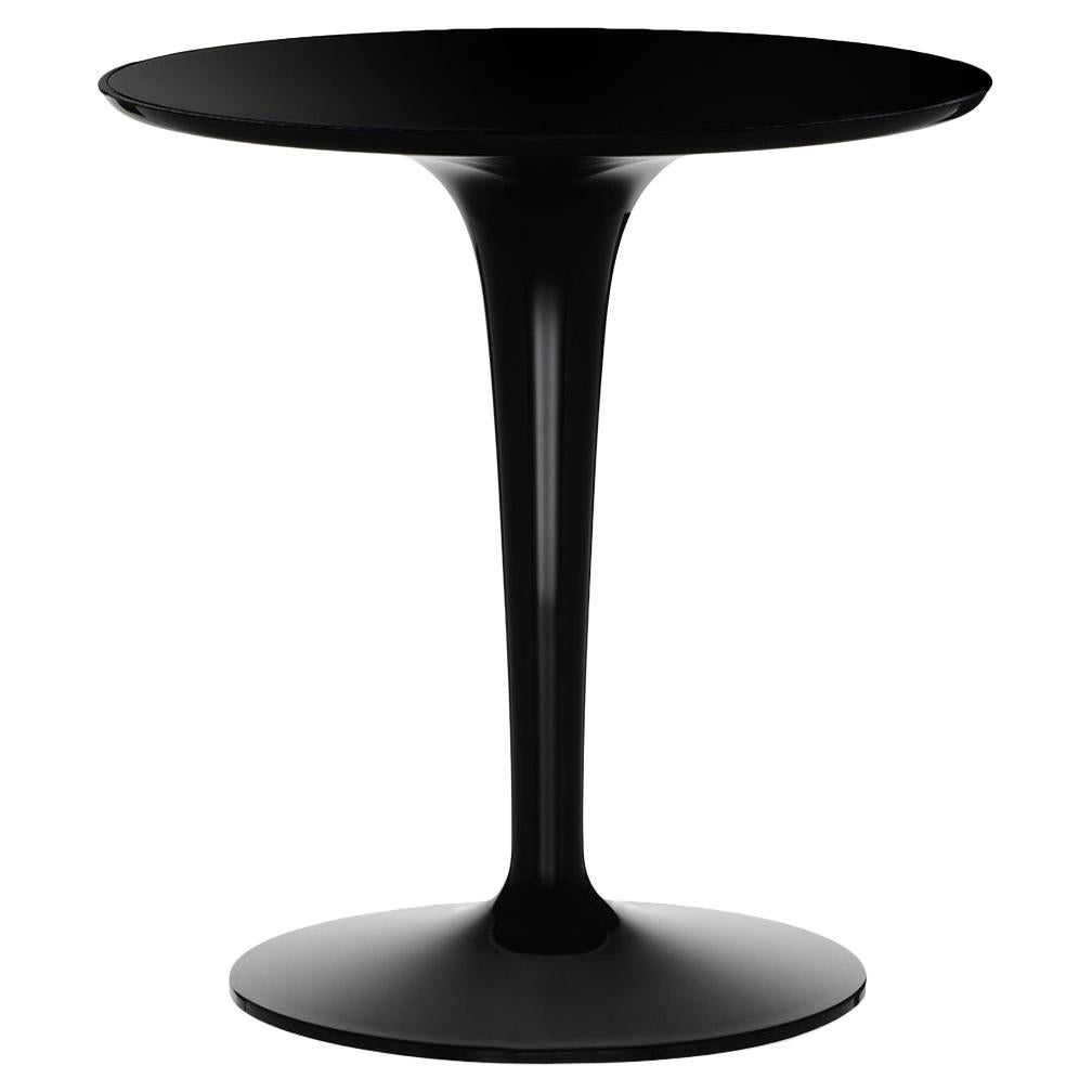 Kartell Tip Top Bar Table in Glossy Black by Philippe Starck & Eugeni Quitllet For Sale