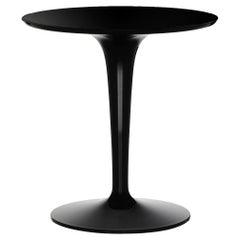 Kartell Bartisch mit Tip-Top in glänzendem Schwarz von Philippe Starck & Eugeni Quitllet