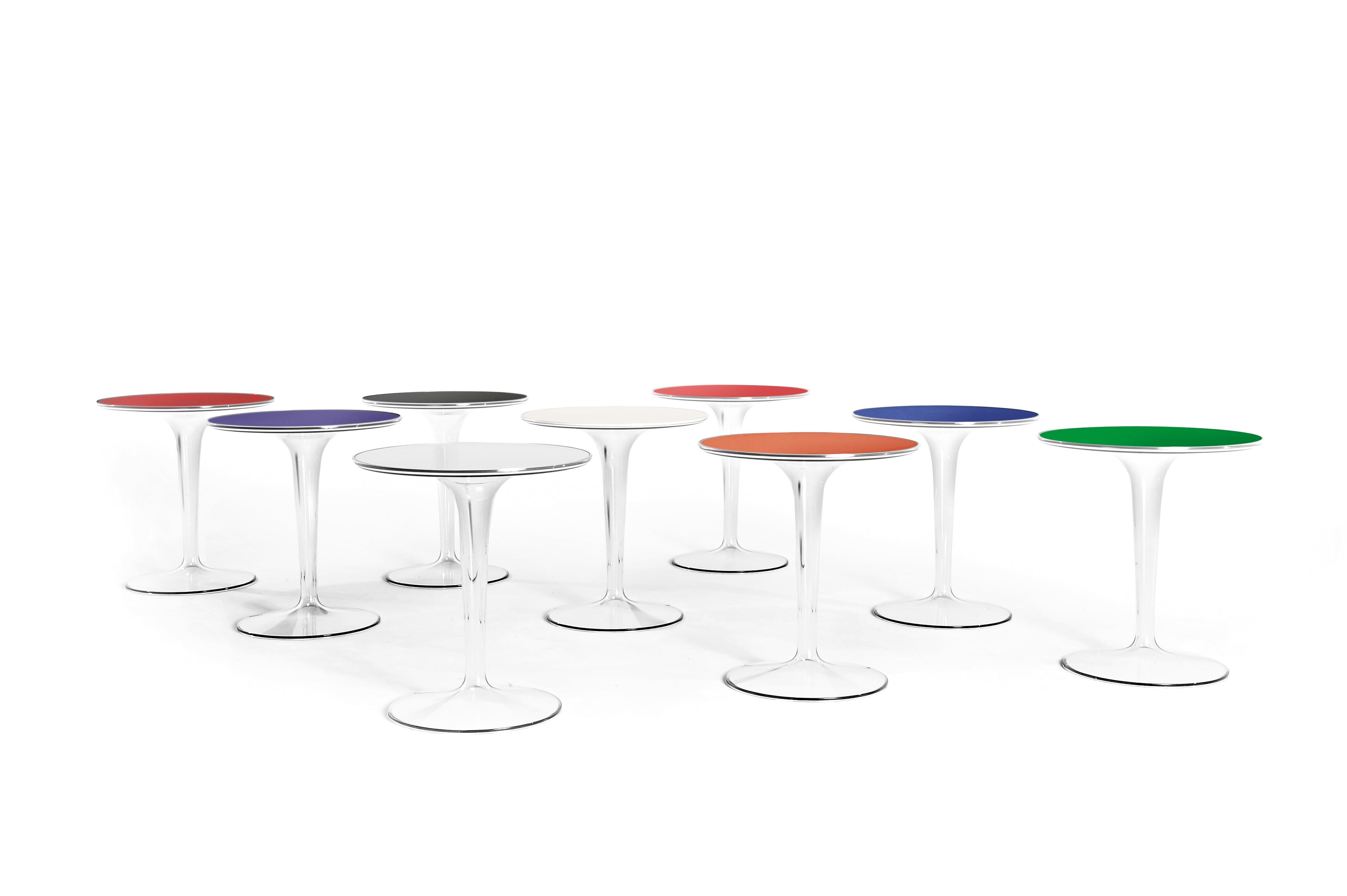 Italian Kartell Tip Top Bar Table in White by Philippe Starck & Eugeni Quitllet For Sale