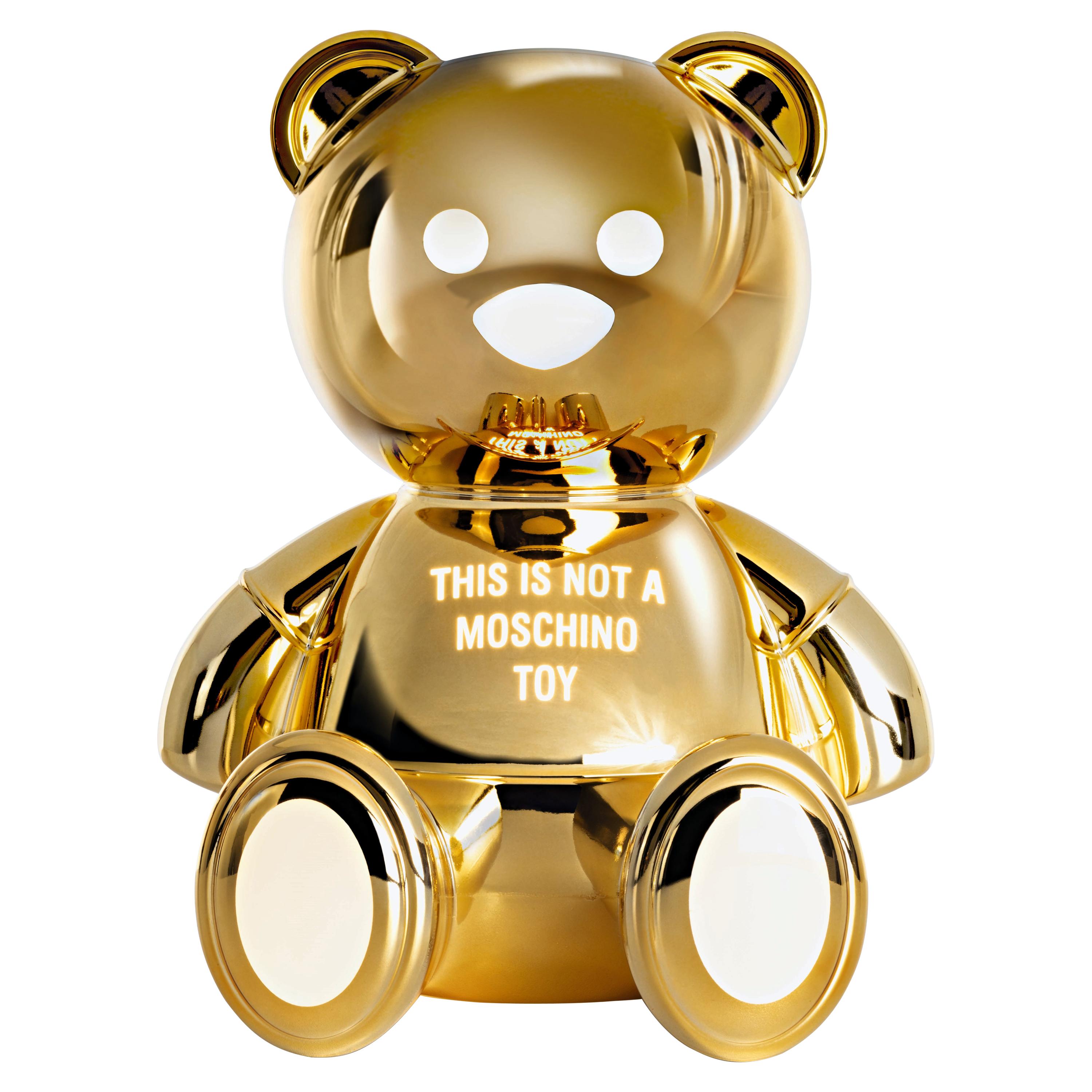 Kartell Toy Lamp Moschino Design by Jeremy Scott in Gold For Sale
