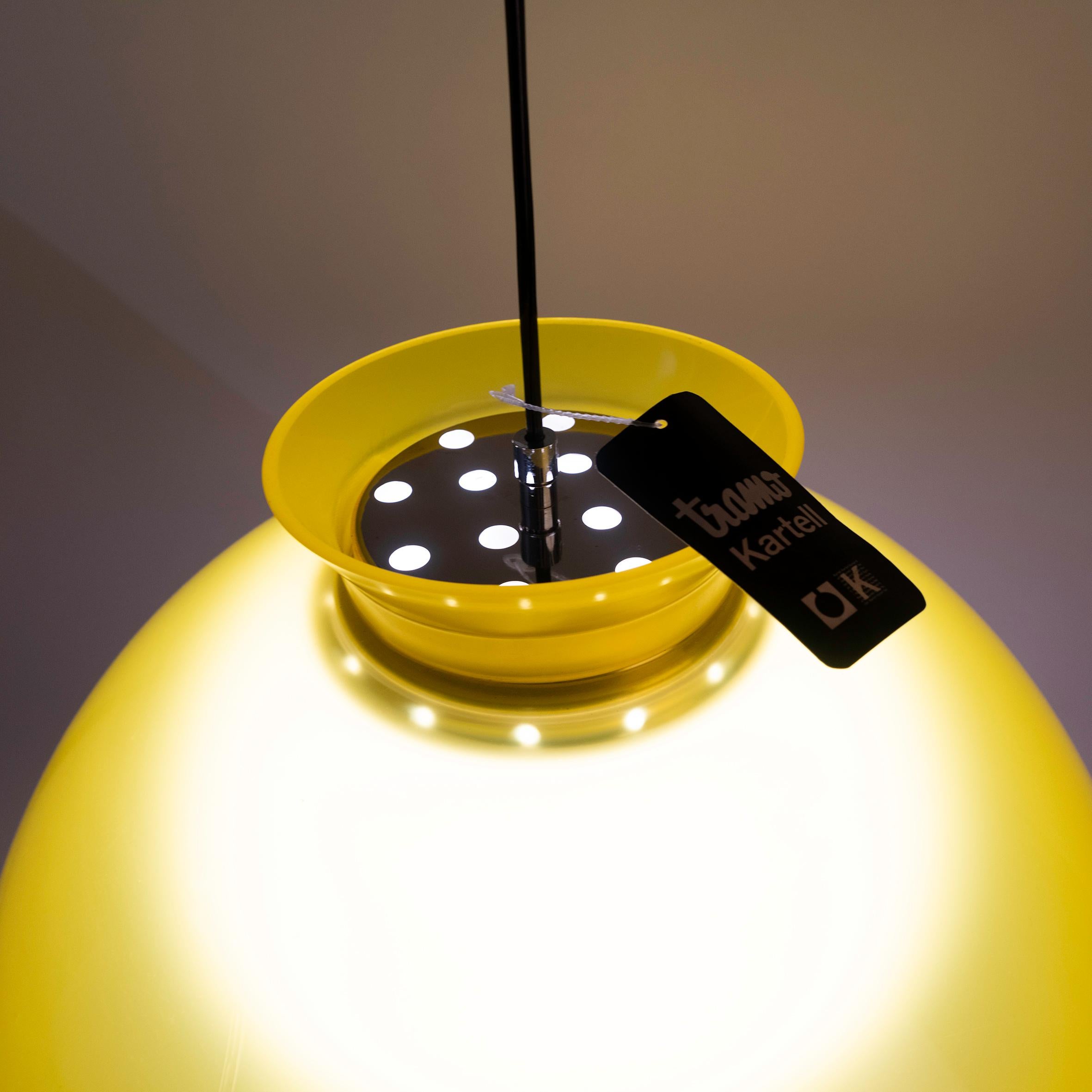 Space Age Kartell/Tramo KD6 Pendant Lamp Designed by Achille & Piergiacomo Castiglioni For Sale