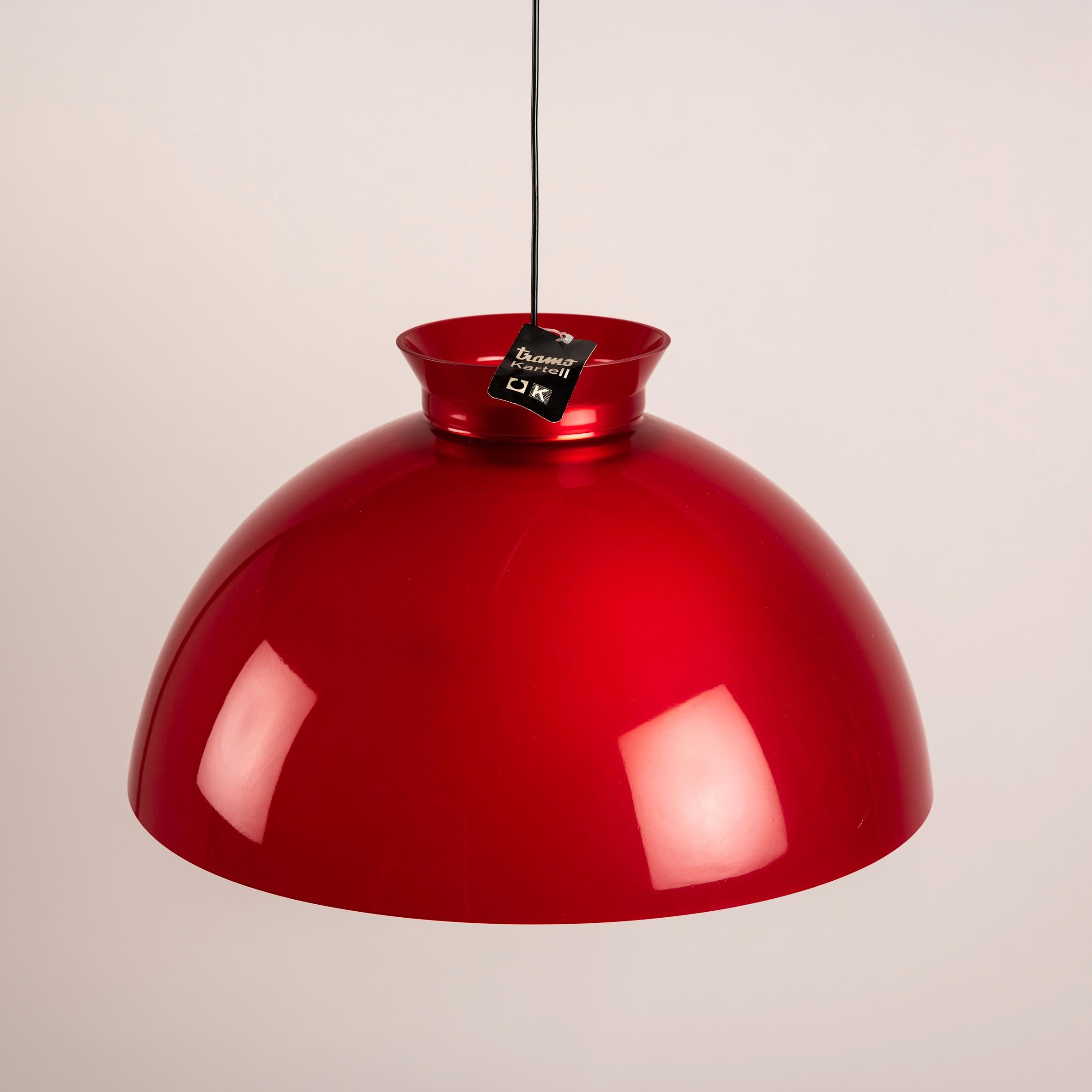 Kartell/Tramo KD6 Pendant Lamp Designed by Achille & Piergiacomo Castiglioni In Excellent Condition For Sale In BARCELONA, ES
