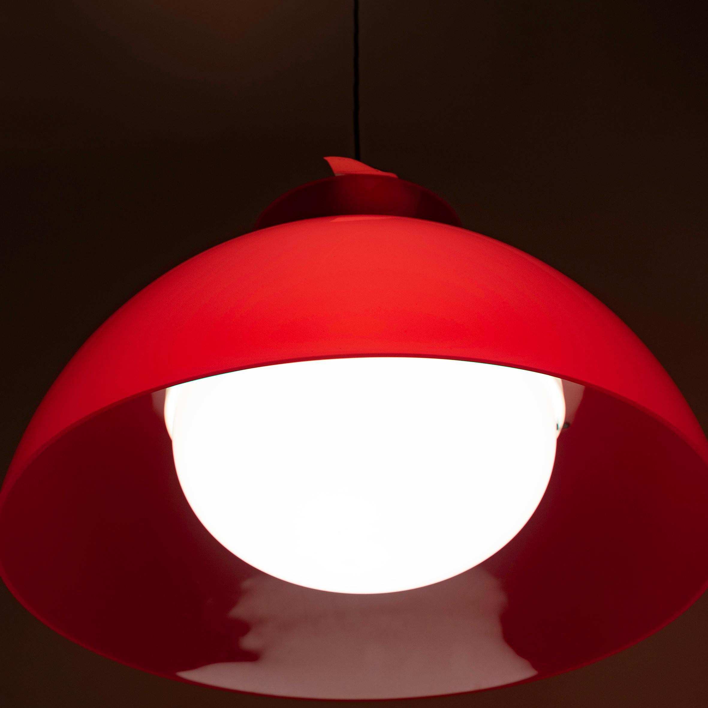 20th Century Kartell/Tramo KD6 Pendant Lamp Designed by Achille & Piergiacomo Castiglioni For Sale