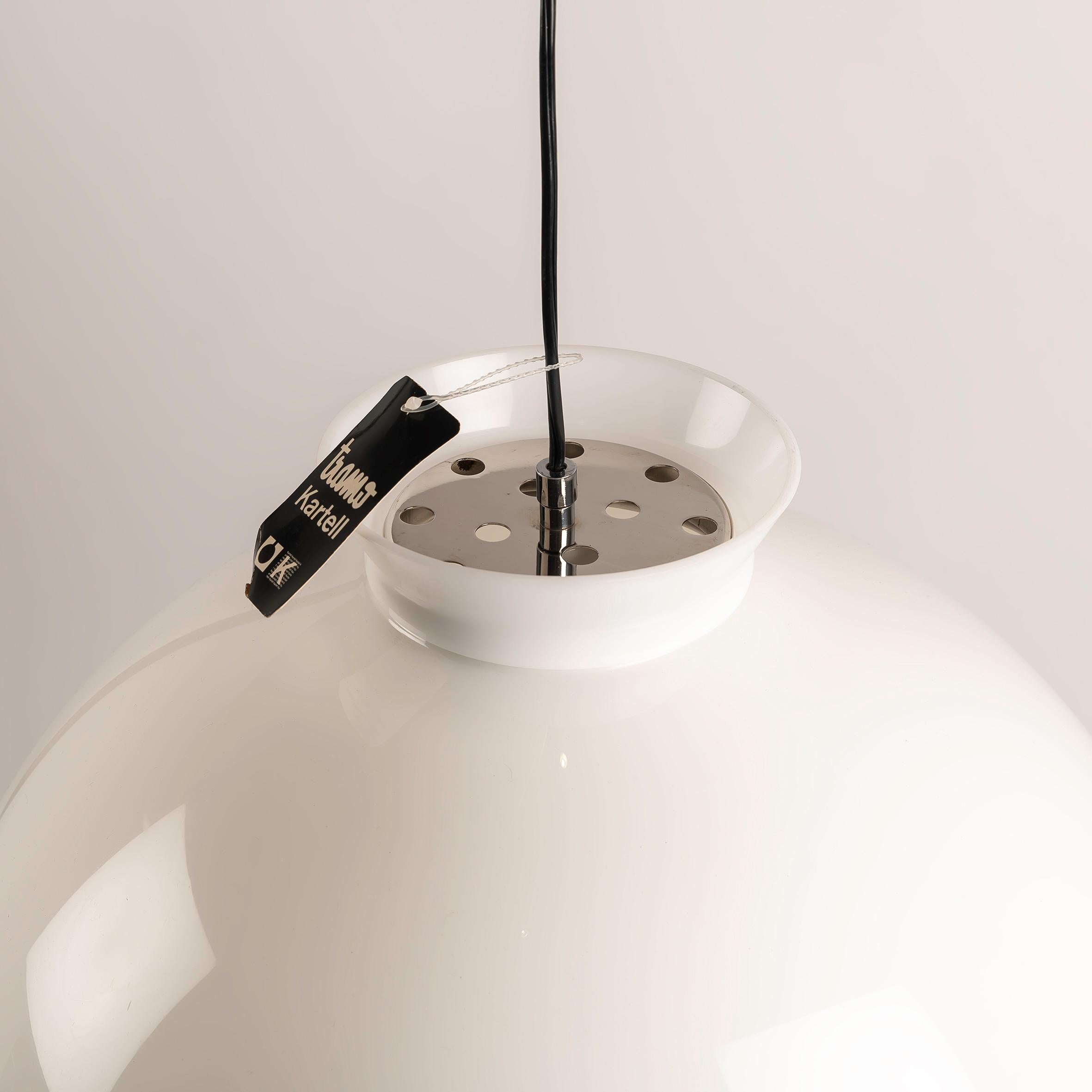 20th Century Kartell/Tramo KD6 Pendant Lamp Designed by Achille & Piergiacomo Castiglioni For Sale