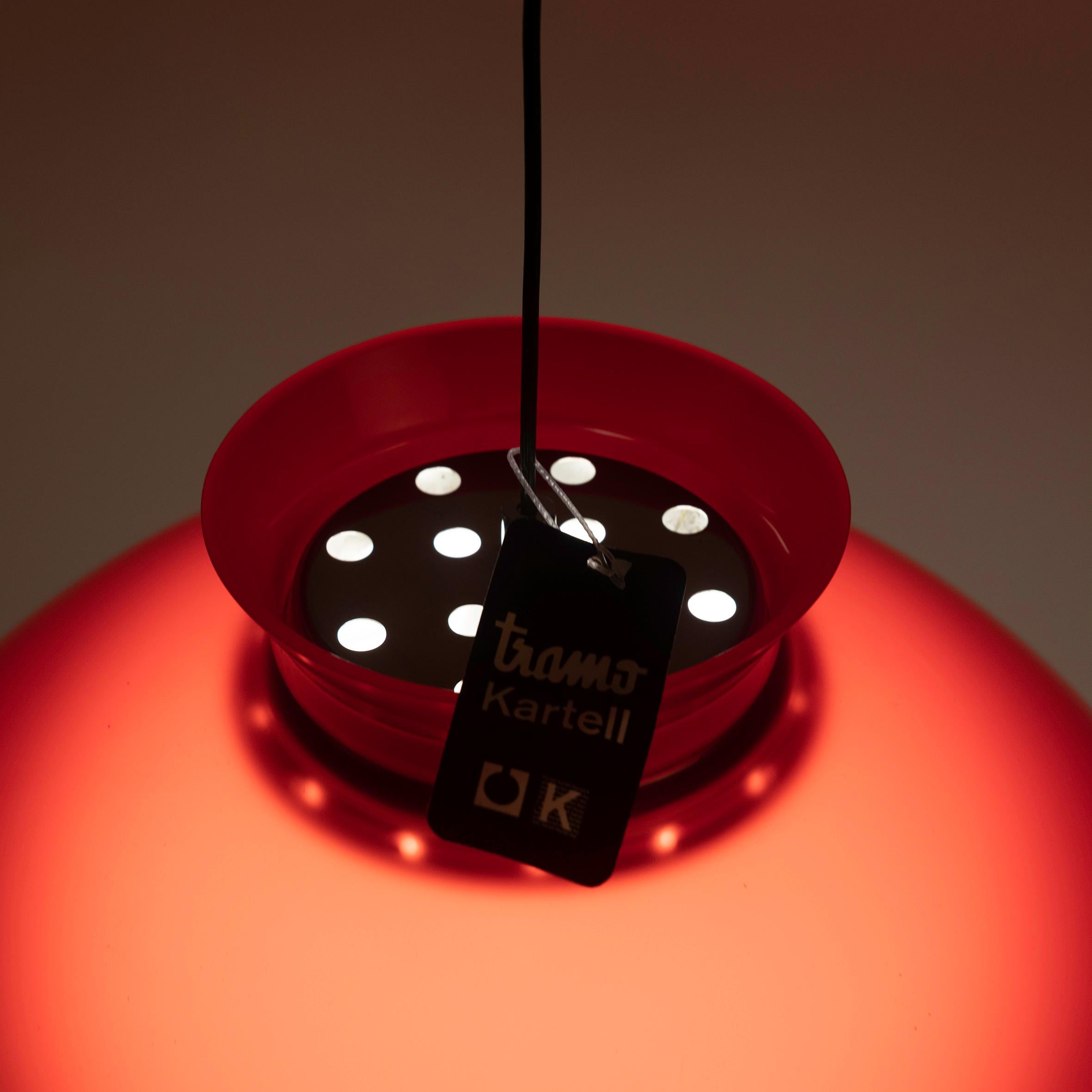 Kartell/Tramo KD6 Lámpara Colgante Diseñada por Achille & Piergiacomo Castiglioni Metal en venta