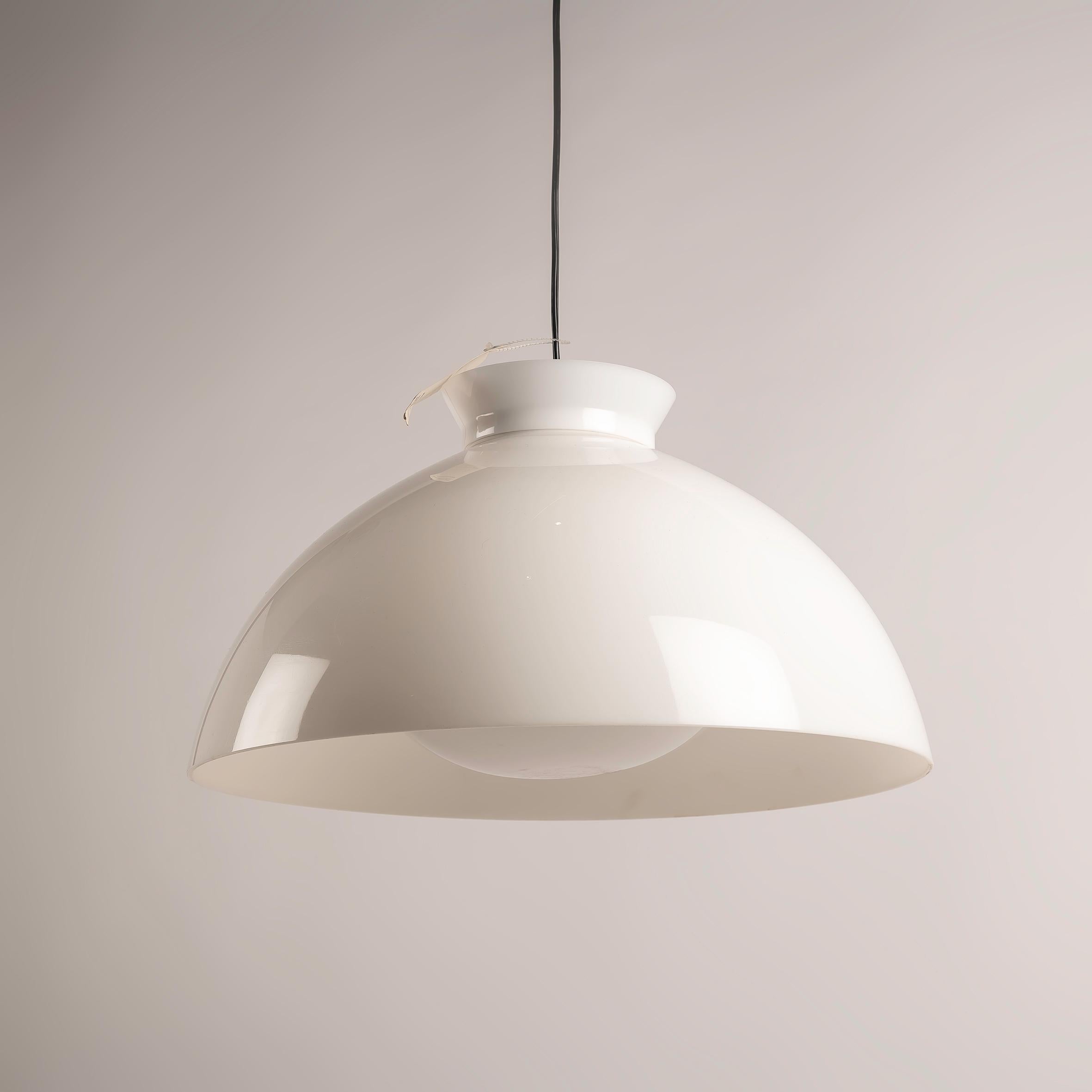 Metal Kartell/Tramo KD6 Pendant Lamp Designed by Achille & Piergiacomo Castiglioni For Sale