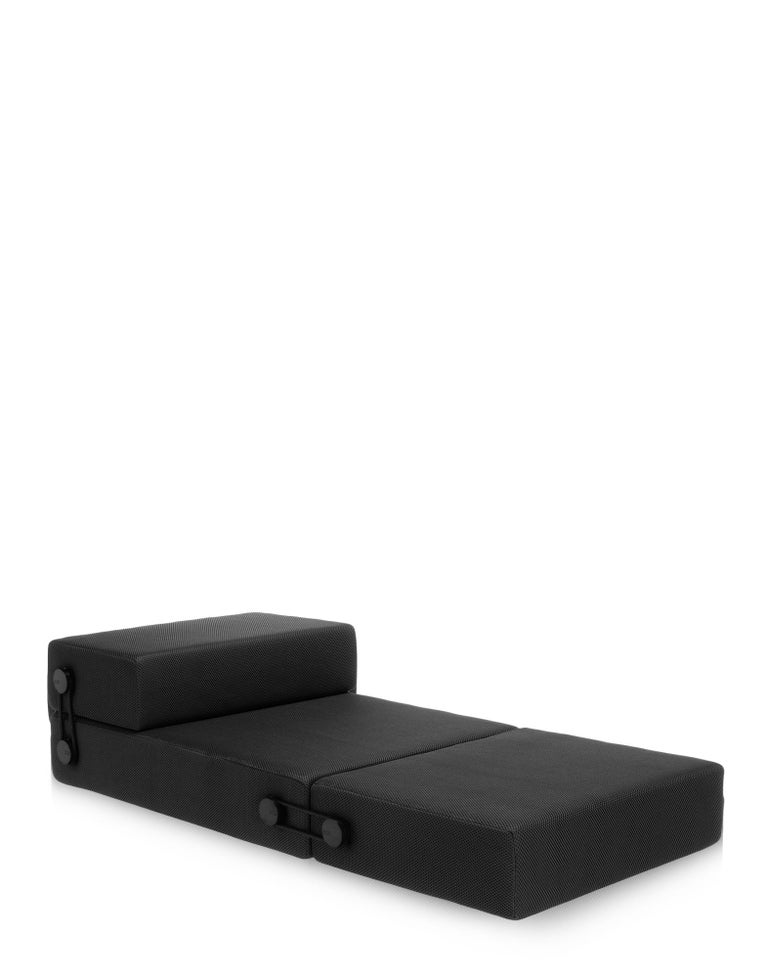 Kartell Trix Sofa Bed by Piero Lissoni in Black For Sale at 1stDibs