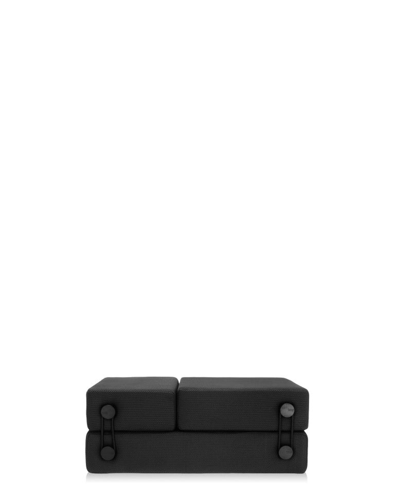 Kartell Trix Sofa Bed by Piero Lissoni in Black For Sale at 1stDibs